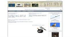 Desktop Screenshot of feltornitologene.no